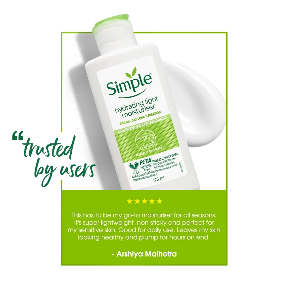 Simple Kind to Skin Hydrating Light Moisturiser (125mL)