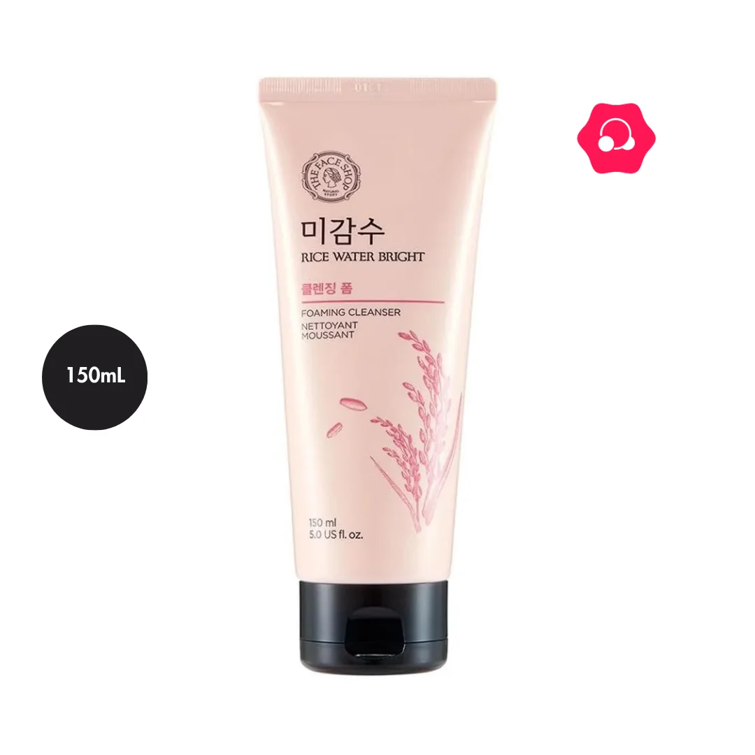 THE FACE SHOP Rice Water Bright Foaming Cleanser (150mL)