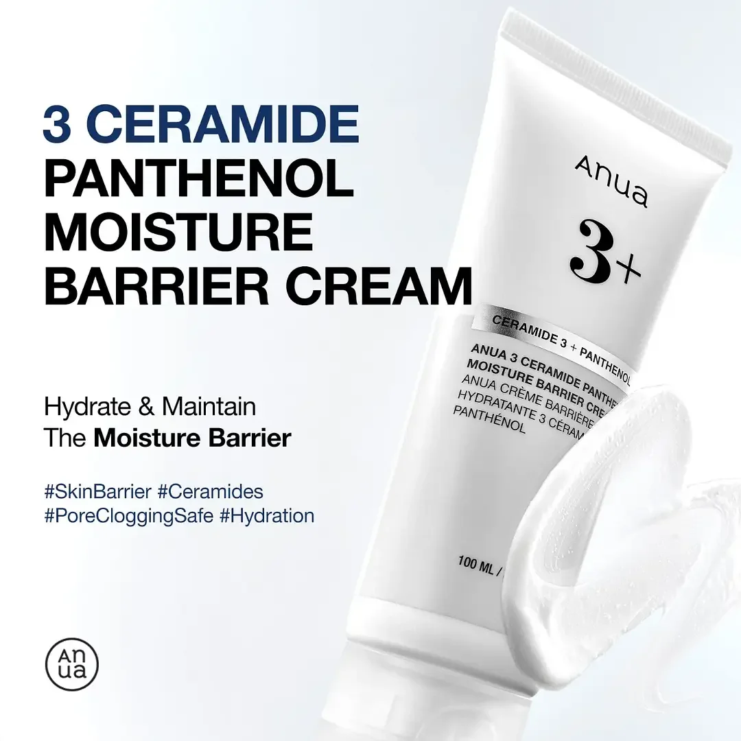 Anua 3 Ceramide Panthenol Moisture Barrier Cream (100mL)