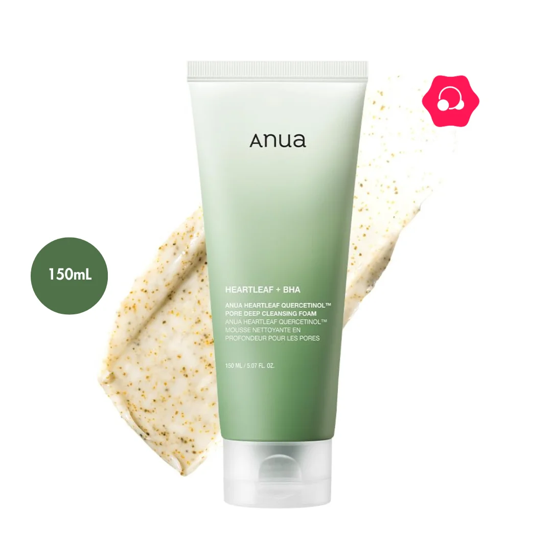 Anua Heartleaf Quercetinol Pore Deep Cleansing Foam (150mL)