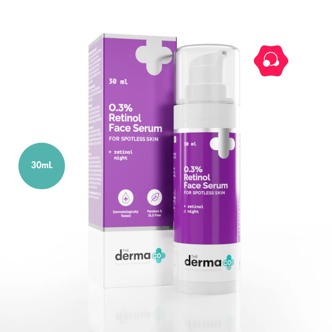 The Derma Co 0.3% Retinol Face Serum (30mL)