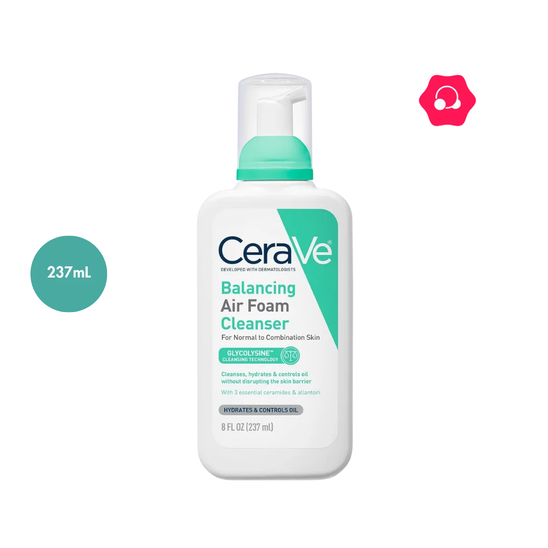 CeraVe Balancing Air Foam Facial Cleanser (237mL)