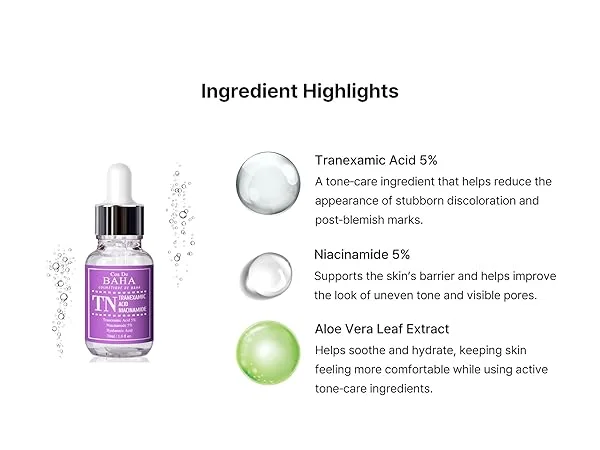 Cos De BAHA TN Tranexamic Acid Niacinamide Serum (30mL)