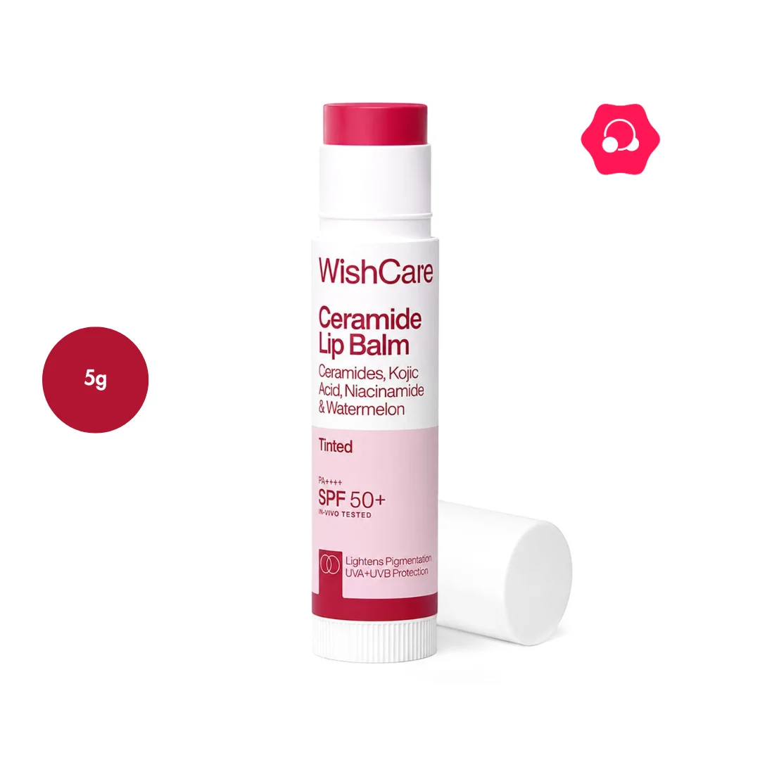 WishCare Ceramide Lip Balm Tinted SPF 50+ PA+++ (5g)
