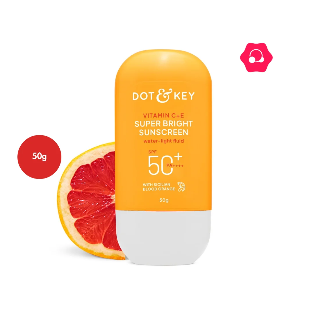 DOT &amp; KEY Vitamin C + E Super Bright Sunscreen SPF 50+ PA++++ Travel Size (50g)