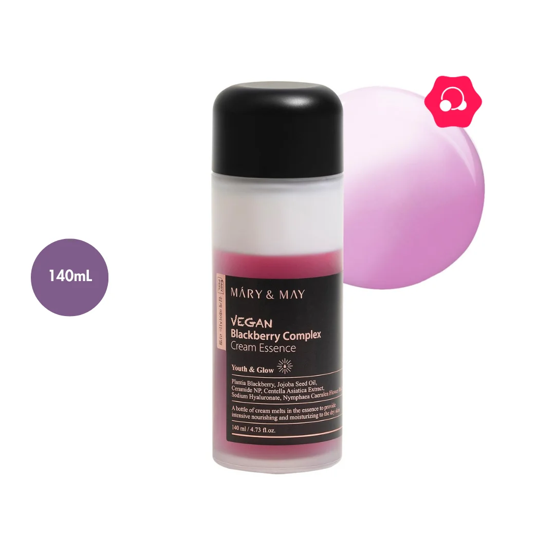 MARY &amp; MAY Vegan Blackberry Complex Cream Essence (140mL)