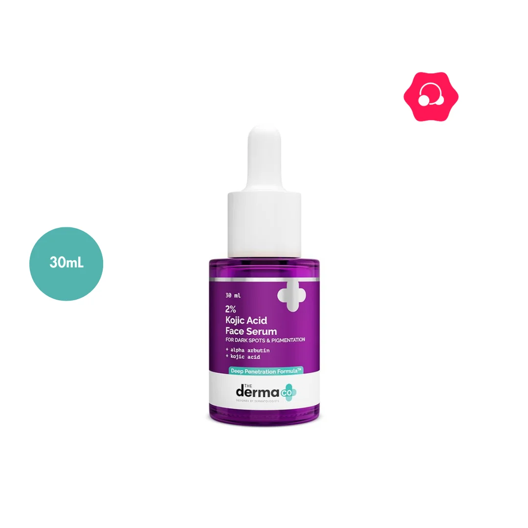 The Derma Co 2% Kojic Acid Face Serum with 1% Alpha Arbutin &amp; Niacinamide (30mL)