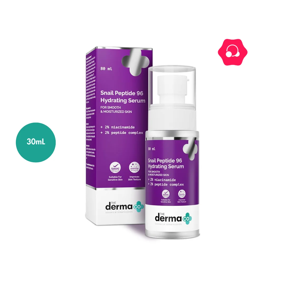 The Derma Co Snail Peptide 96 Hydrating Serum (30mL)
